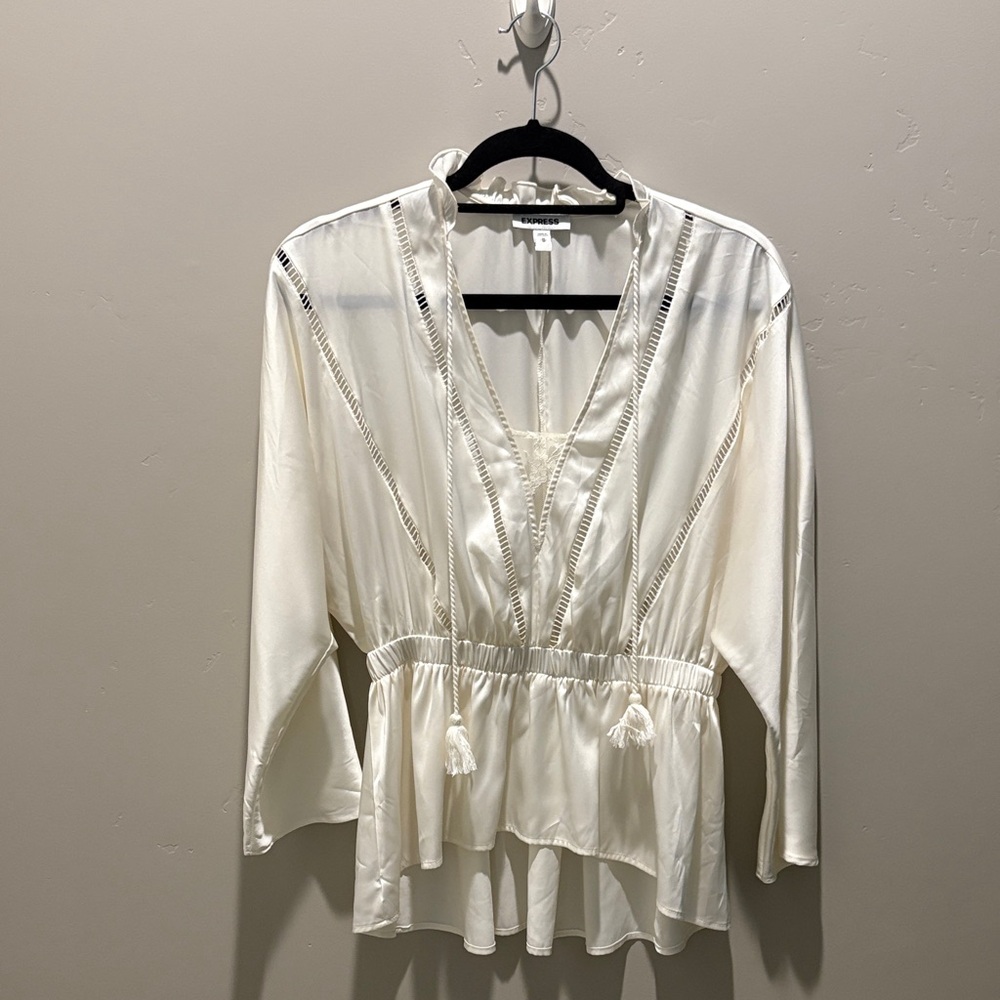 Express Ivory Blouse